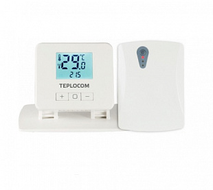 Беспроводной комнатный термостат TEPLOCOM TS-2AA/3A-RF