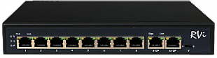 Сетевой коммутатор RVi-1NS08F-2T (1G) 